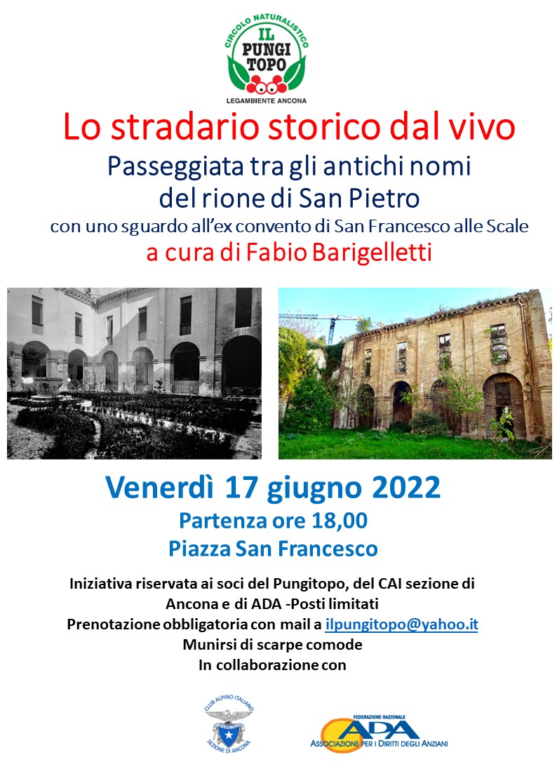 Lo stradario storico dal vivo volantino 17 giugno 2022