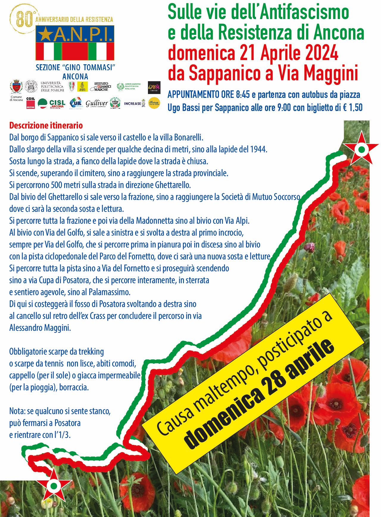 Sappanico passeggiata 28 aprile