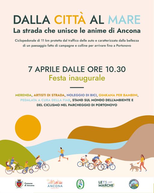 ciclovia del conero inaugurazione 7 aprile 2024